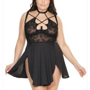 High Neck Diva Baby Doll